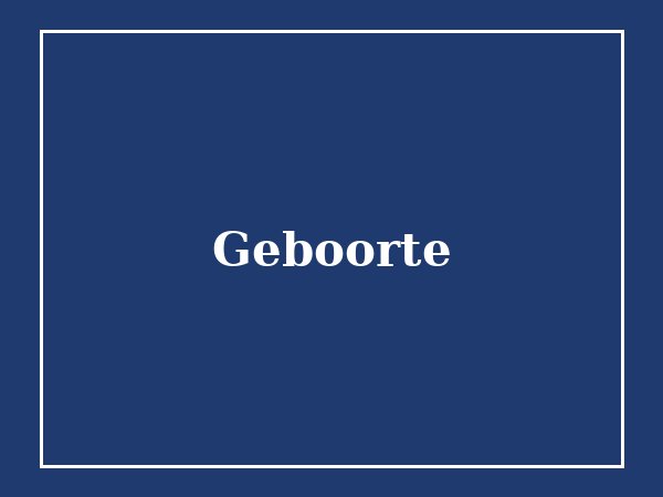 Geboorte