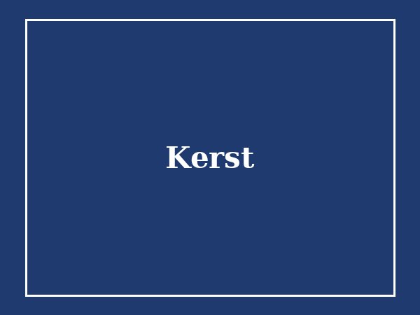Kerst